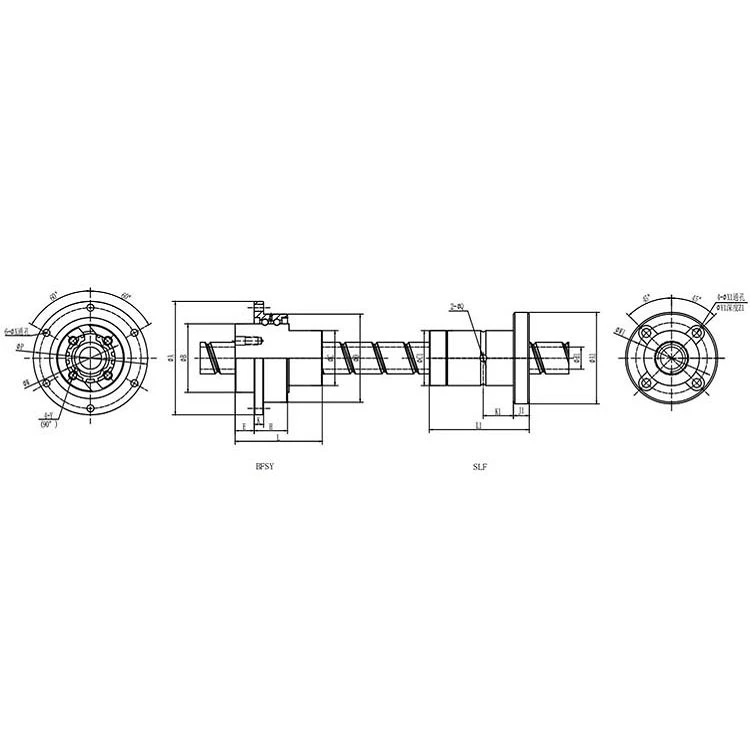 Bsly roterende bal spline